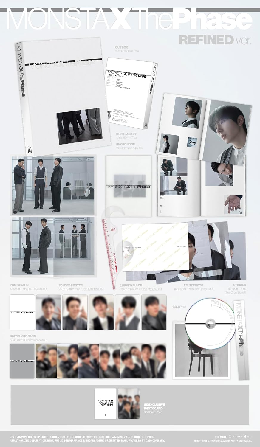 Monsta X The Phase (Refined Ver)