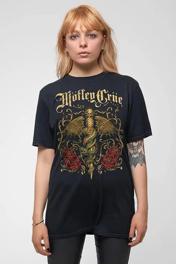 Motley Crue Exquisite Dagger Shirt - Zhivago Gifts