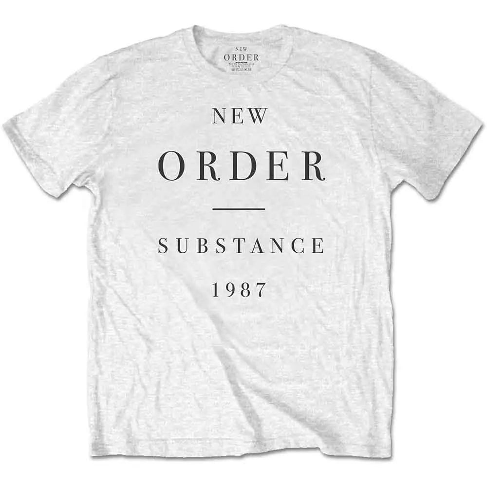 New Order T-Shirt Substance
