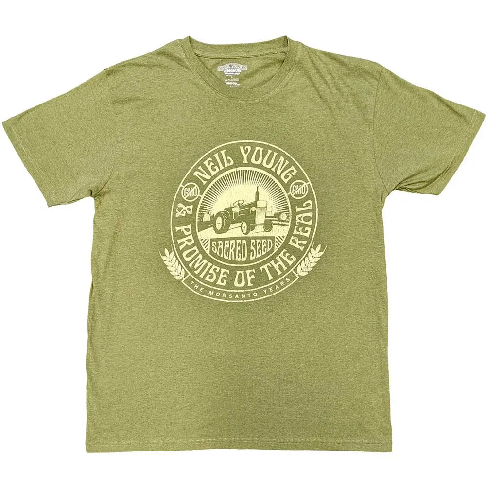Neil Young T-Shirt Tractor Seal Ireland Vinyl