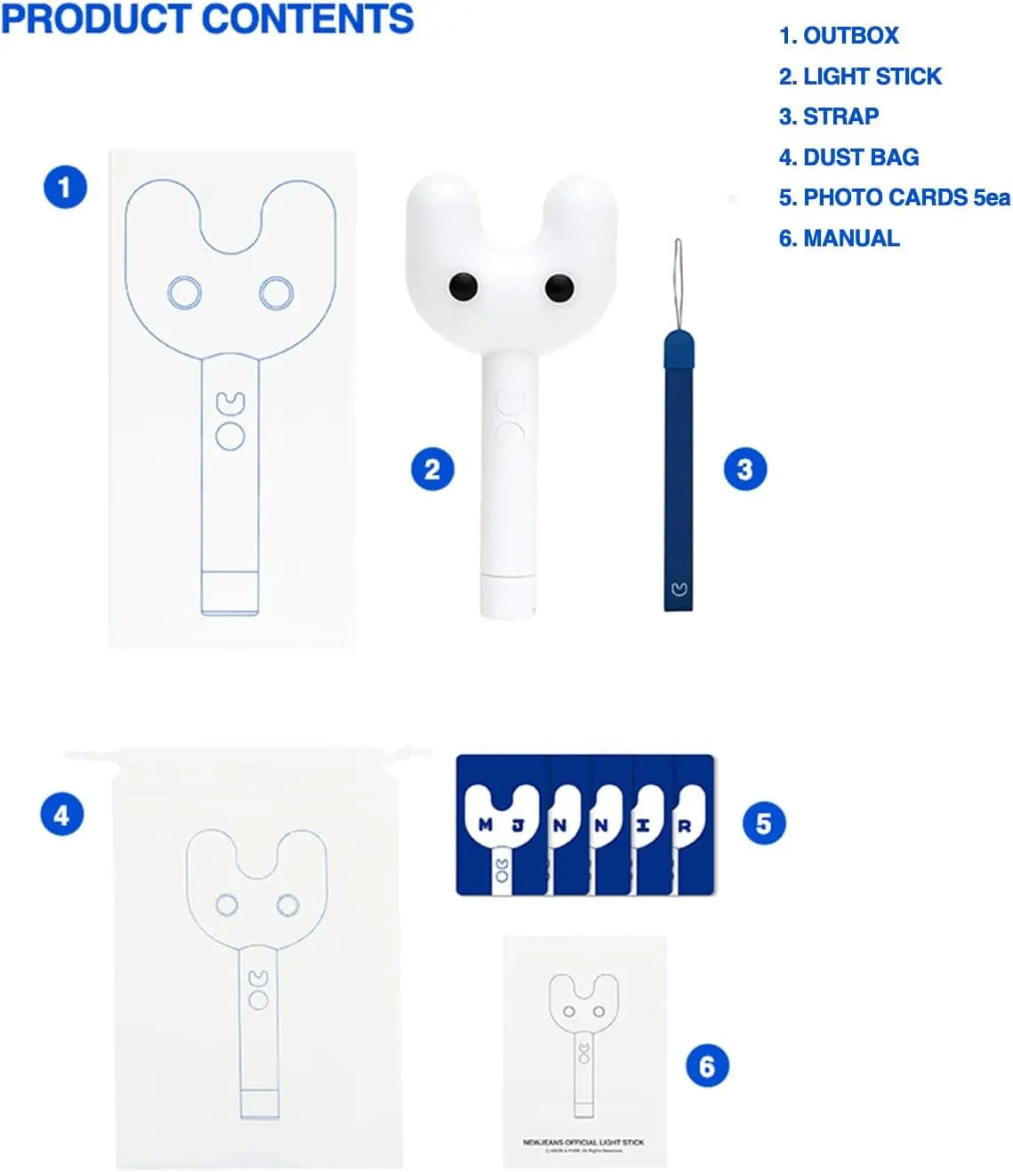 NewJeans Official Light Stick Zhivago Gifts