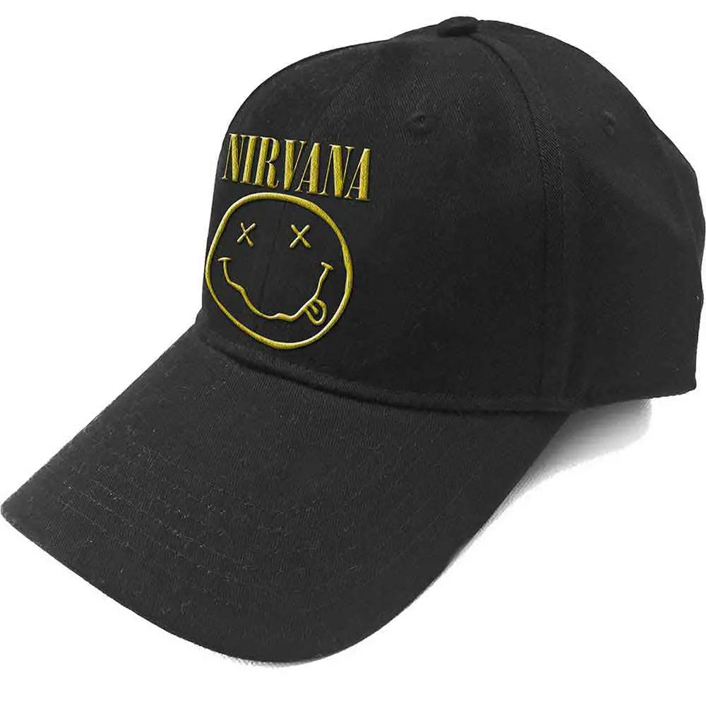 Nirvana Baseball Cap: Logo & Happy Face ireland