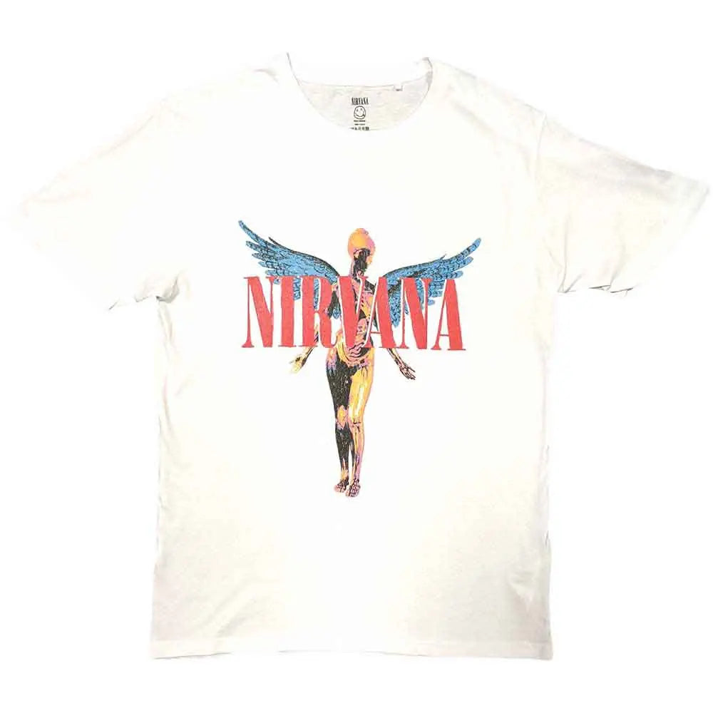 Nirvana Shirt In Utero Angel (White) - Ireland Vinyl