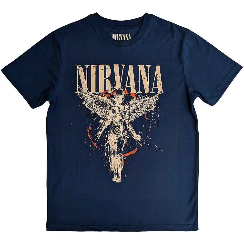 Nirvana T-Shirt In Utero (Dark Blue) Ireland Vinyl