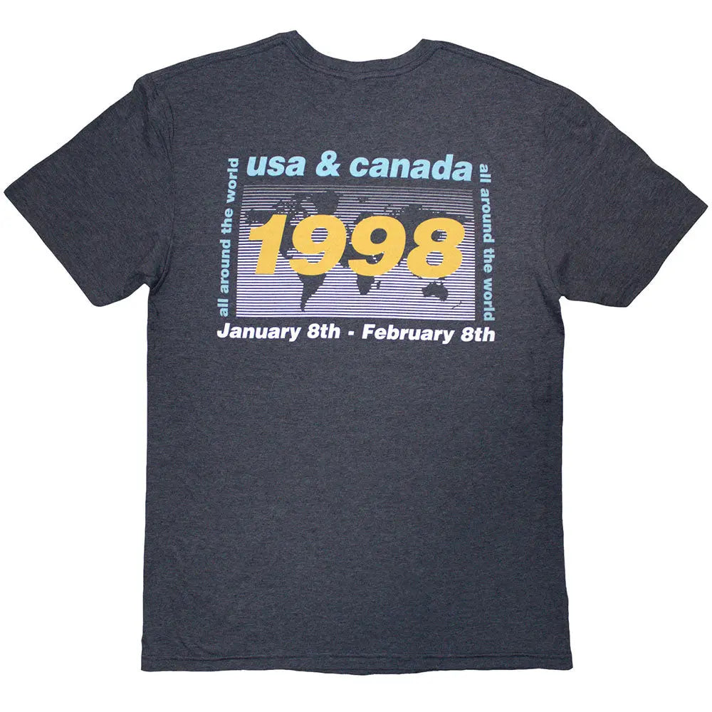 Oasis Shirt 1998 World Tour (Navy Blue) - Ireland Vinyl
