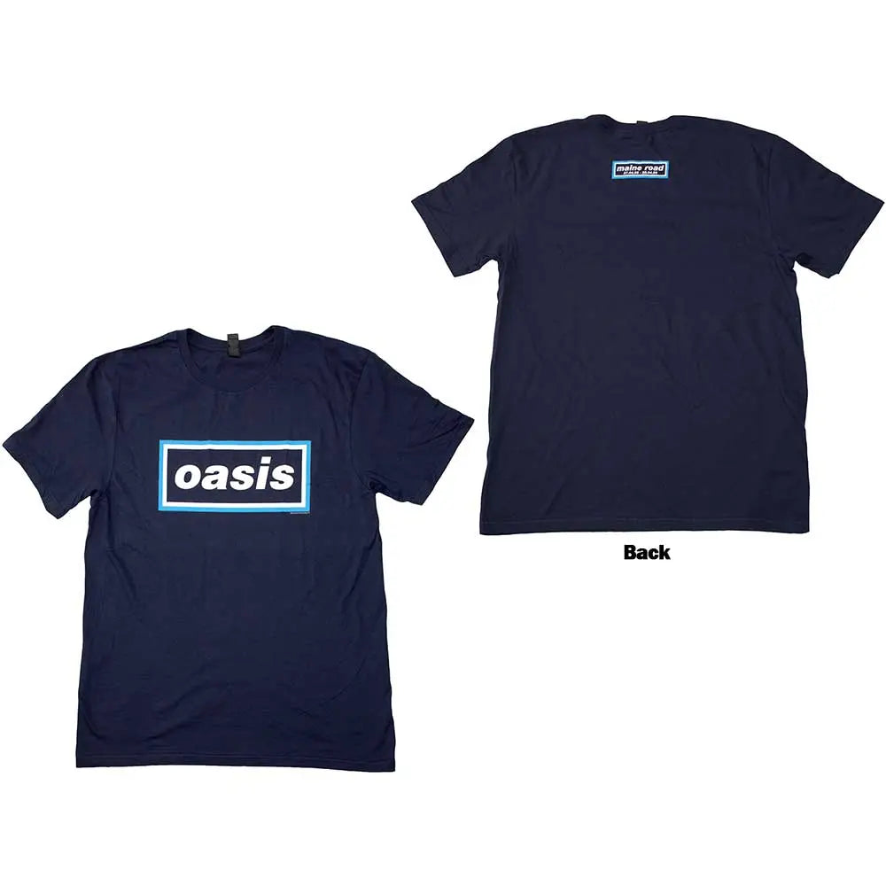 Oasis Shirt Maine Road Event Logo (Back Print) Ireland Vinyl