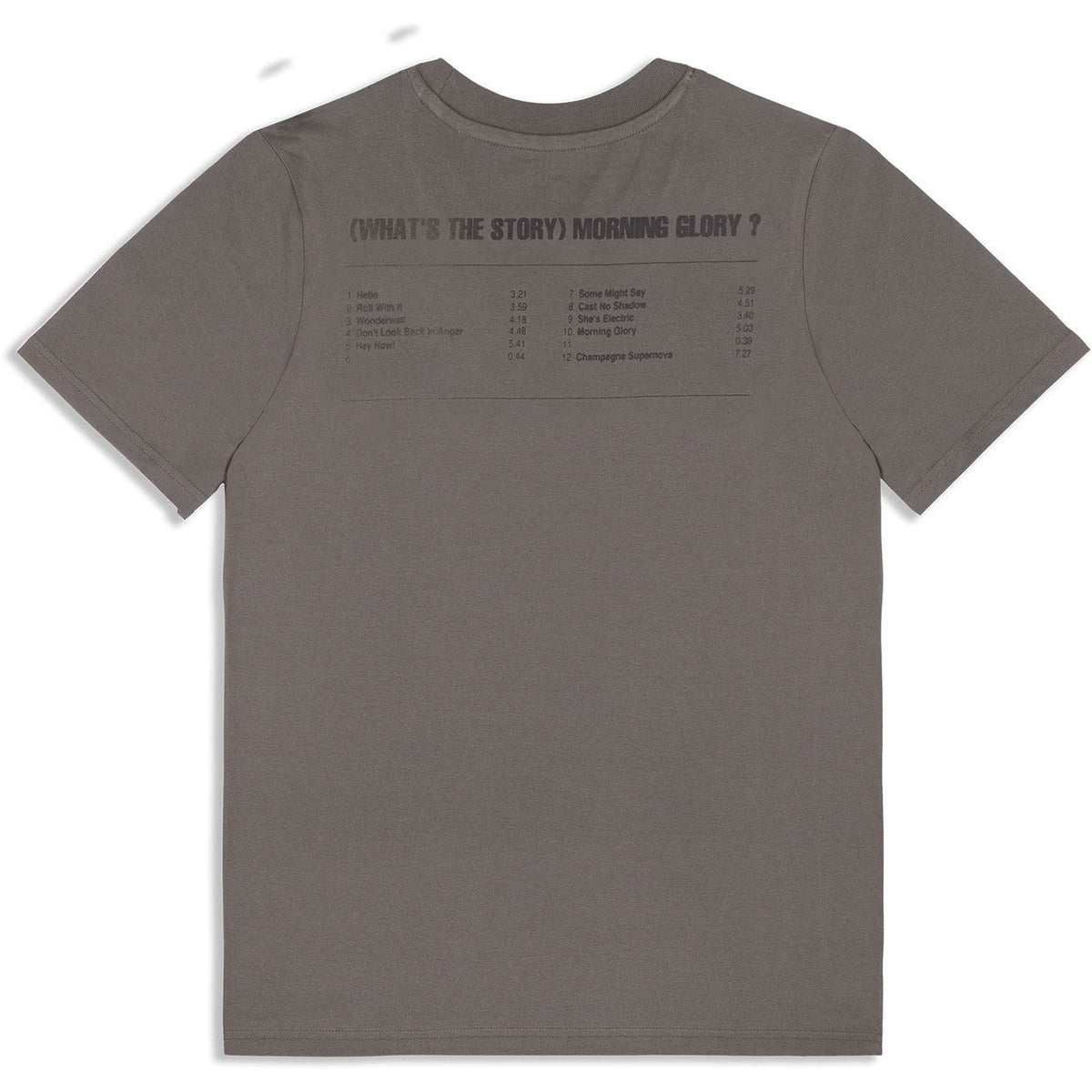Oasis Shirt: What's The Story Tracklist Shirts