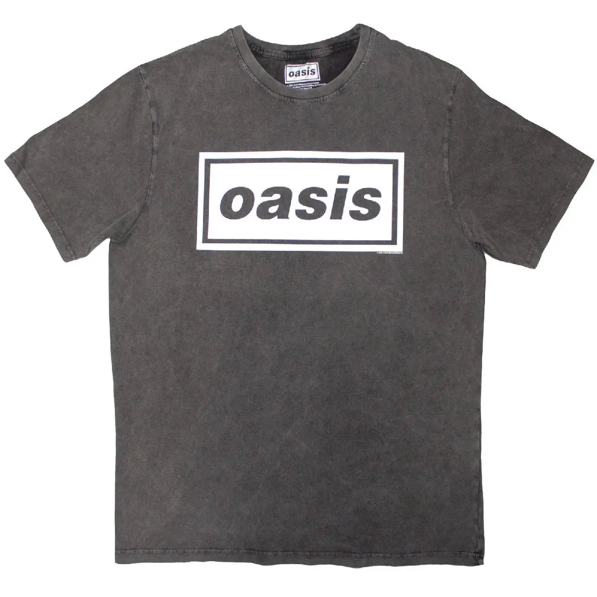 Oasis Stone Wash Shirt: Decca Logo Ireland Vinyl