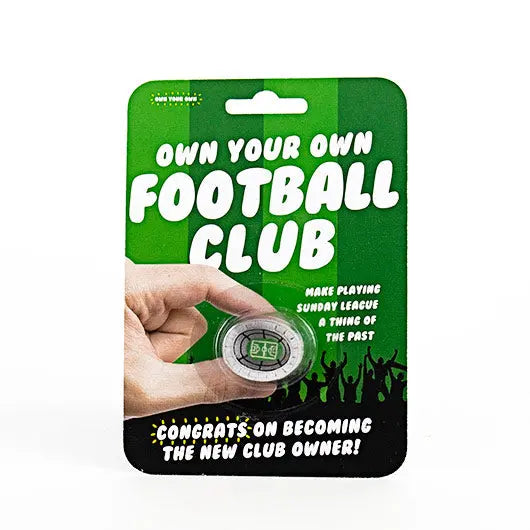 Own Your Own Football Club Zhivago Gifts