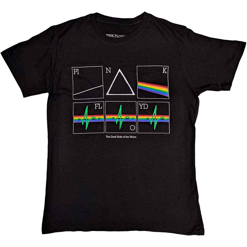 Pink Floyd T-Shirt: DSOTM Prism Heart Beat Shirts