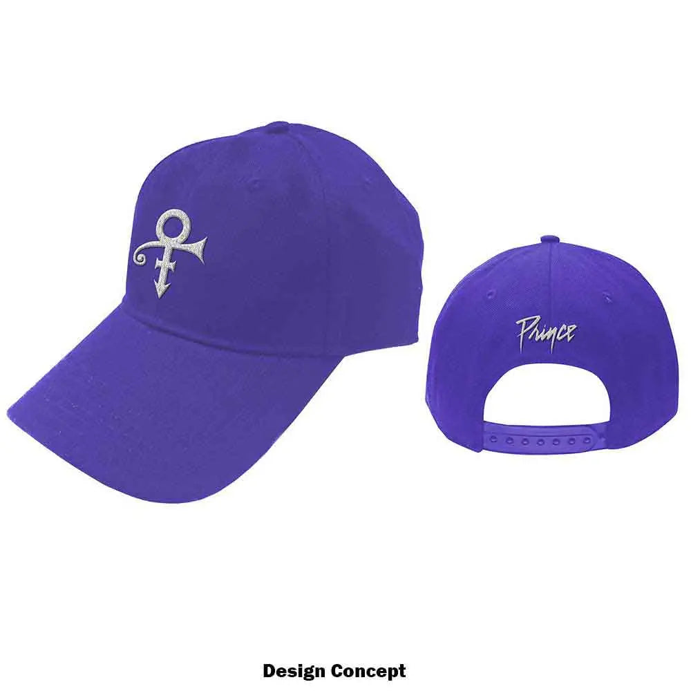 Prince Purple Baseball Cap: White Symbol Ireland Vinyl