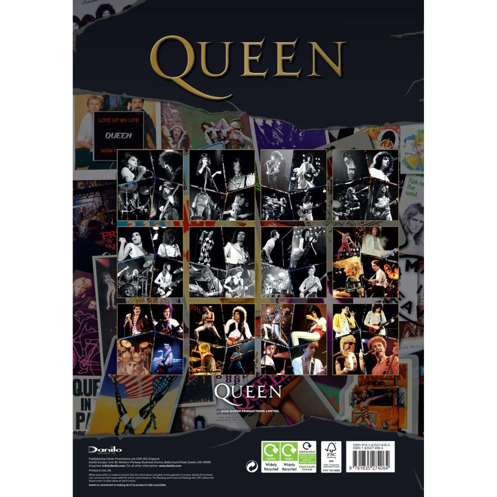 Queen 2026 A3 Official Calendar