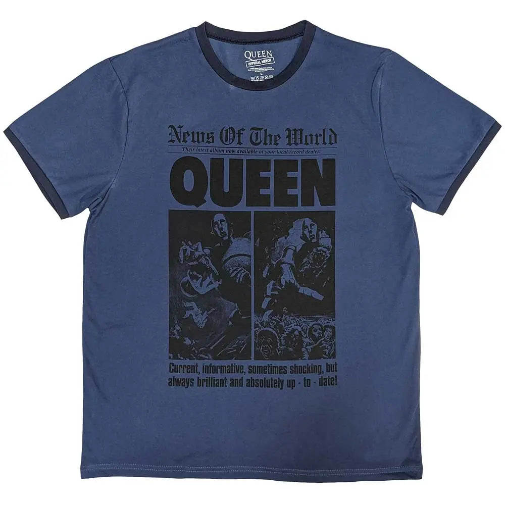 Queen Ringer T-Shirt: News of the World 40th Front Page