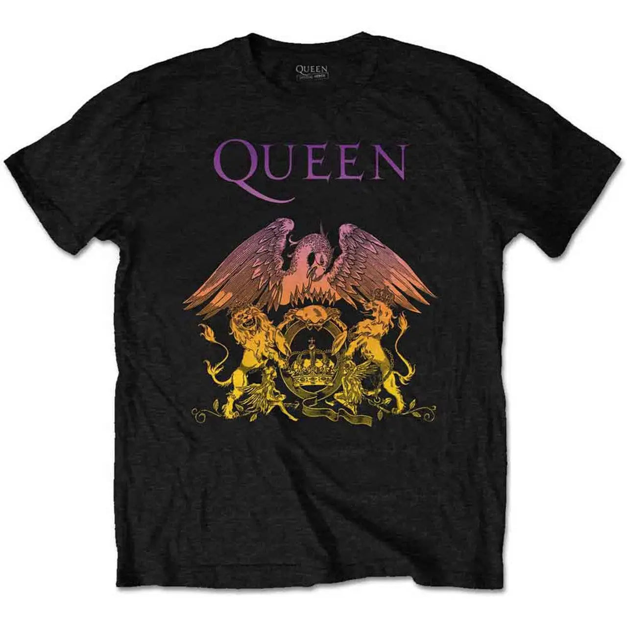 Queen Shirt Gradient Crest Ireland Vinyl