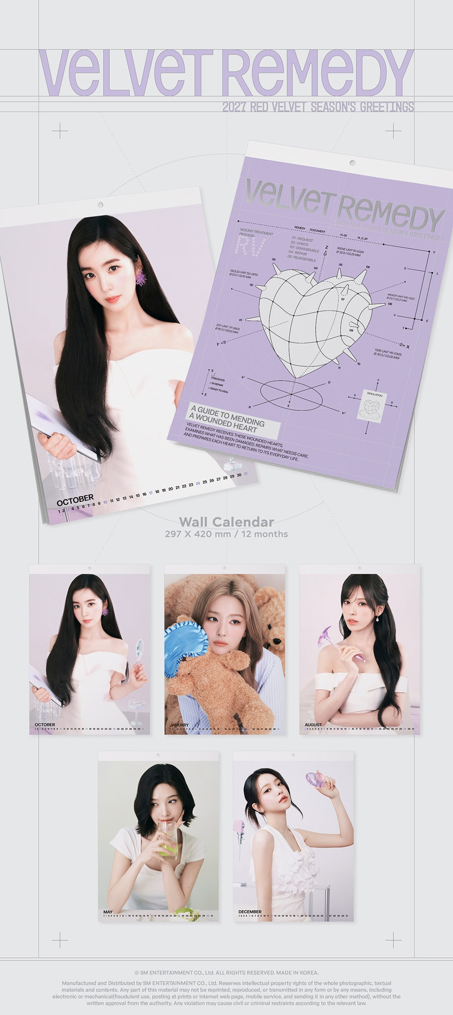 Red Velvet - Official 2027 Wall Calendar