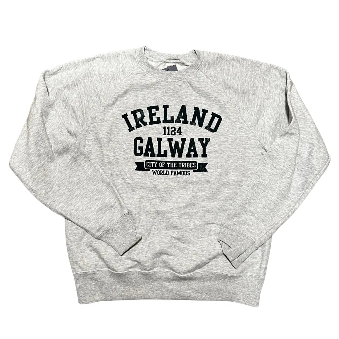 Galway Grey Crewneck Sweater Zhivago Gifts