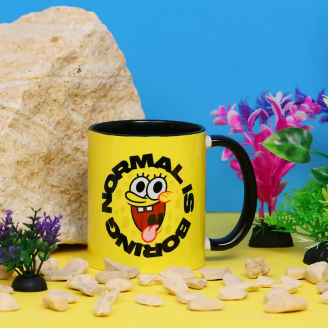 Spongebob 'Normal Is Boring' 11oz Mug Zhivago Gifts