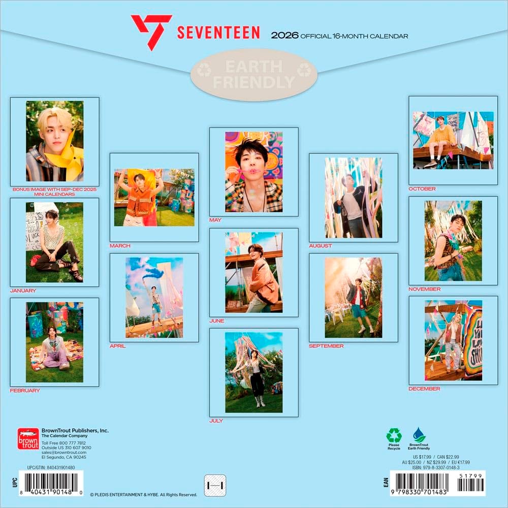 Seventeen Official Calendar 2026