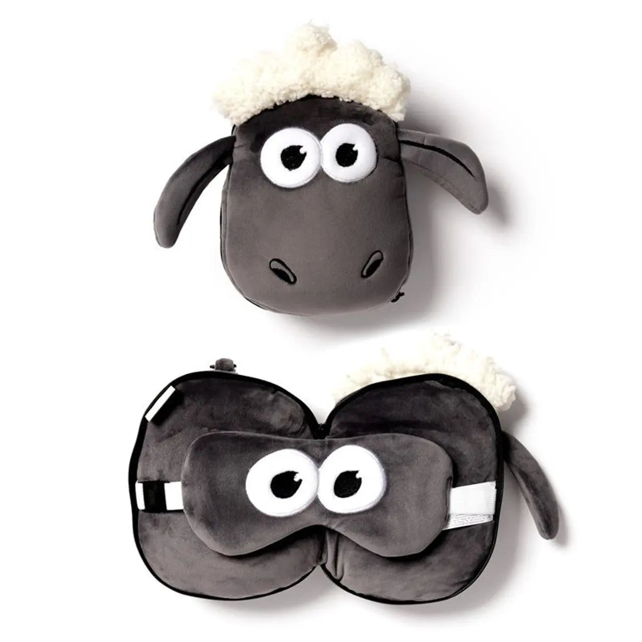 Shaun The Sheep Travel Cushion & Eye Mask Zhivago Gifts