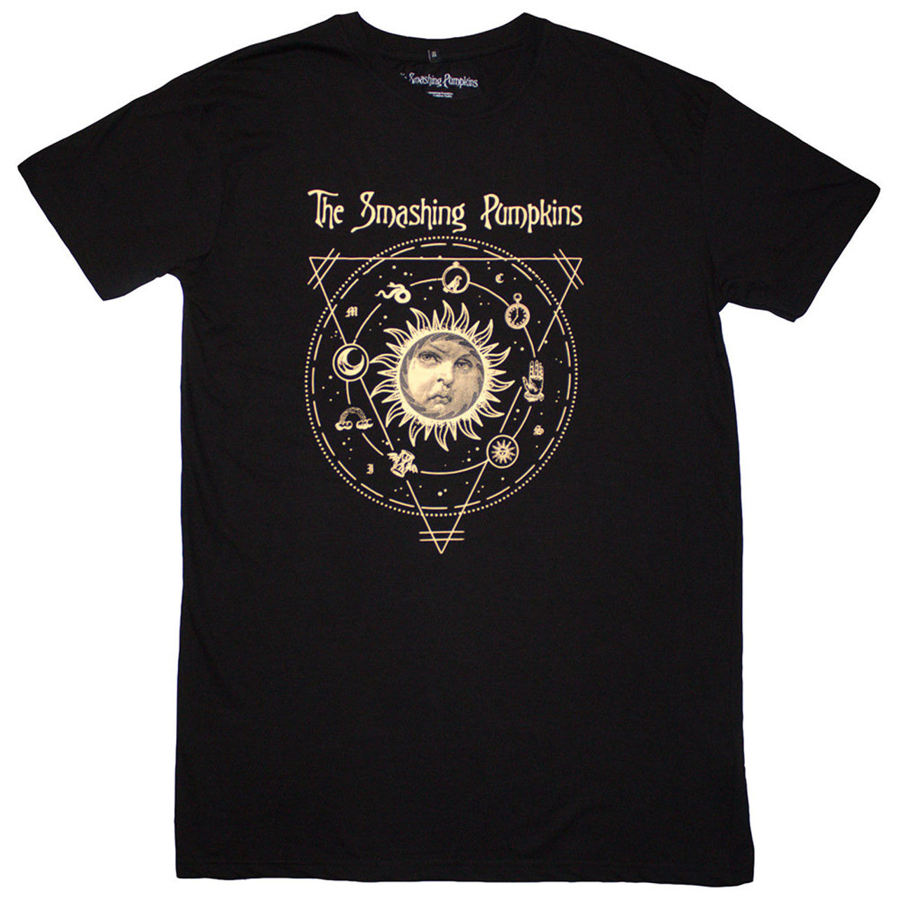 Smashing Pumpkins Ladies T-Shirt Dress: Celestial Sun