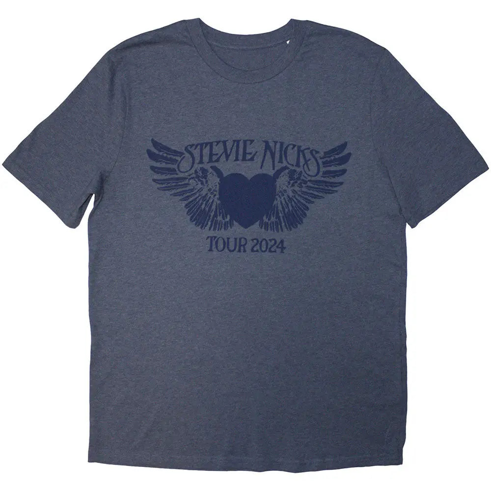 Stevie Nicks Shirt: Tour '24 Winged Heart (Back Print) - Ireland Vinyl