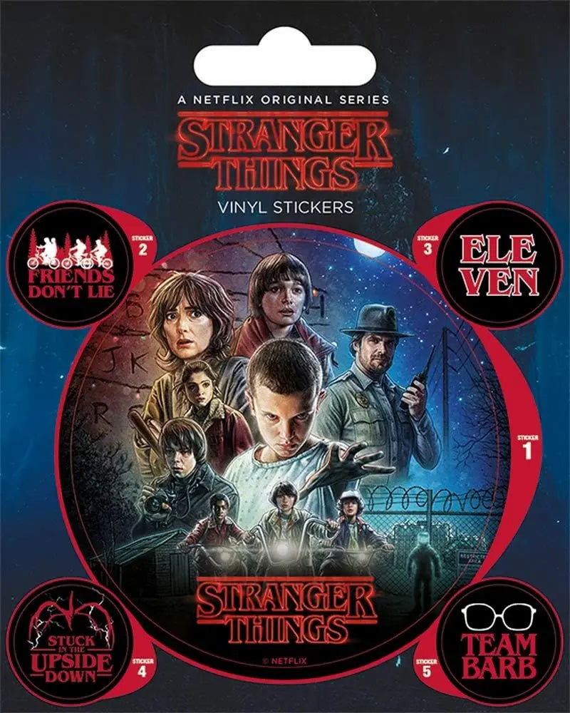 Stranger Things Sticker Pack - Zhivago Gifts