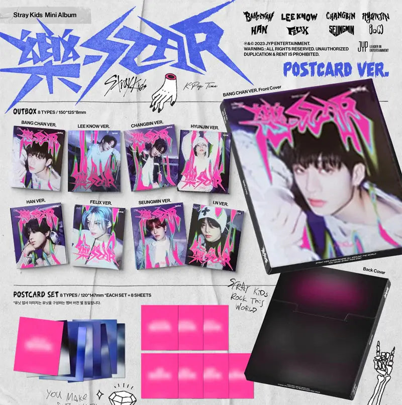 Stray Kids Rock Star Postcard Ver Zhivago Gifts