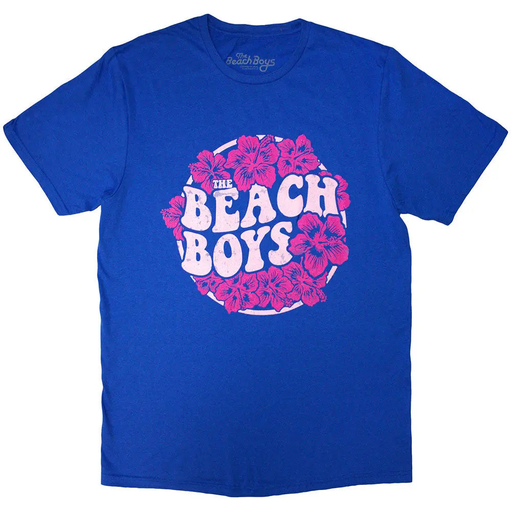 The Beach Boys Shirt Floral Print (Blue) - Ireland Vinyl