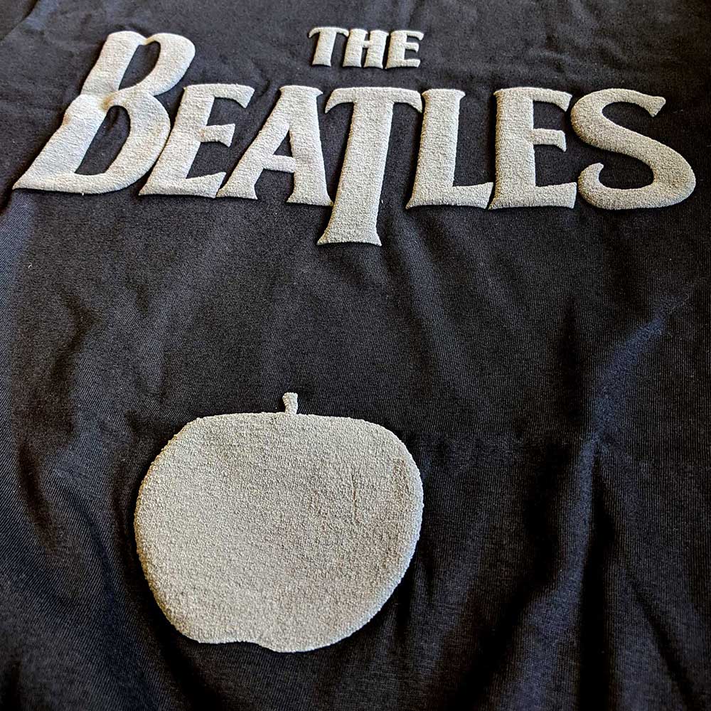 The Beatles Hi-Build T-Shirt Drop T Logo & Apple Ireland Vinyl