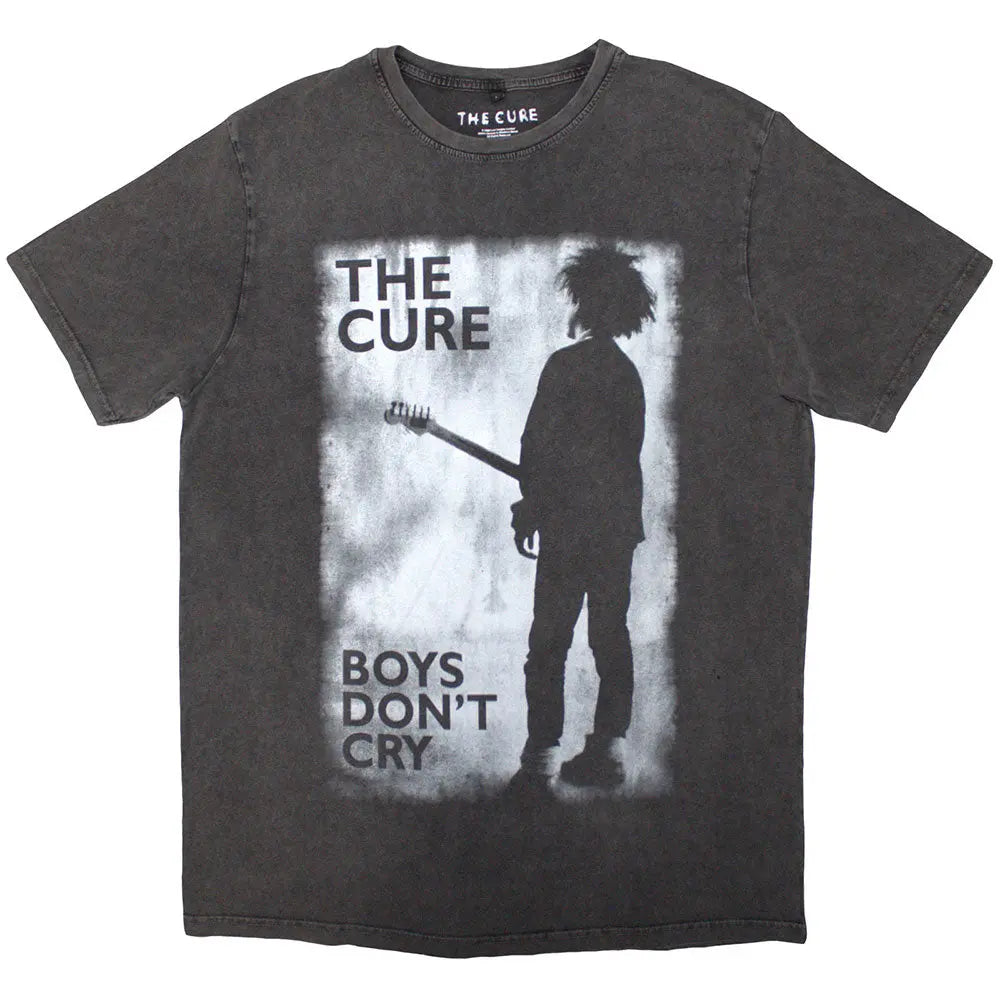 The Cure Wash Shirt Boys Don't Cry (Charcoal Grey) - Ireland Vinyl