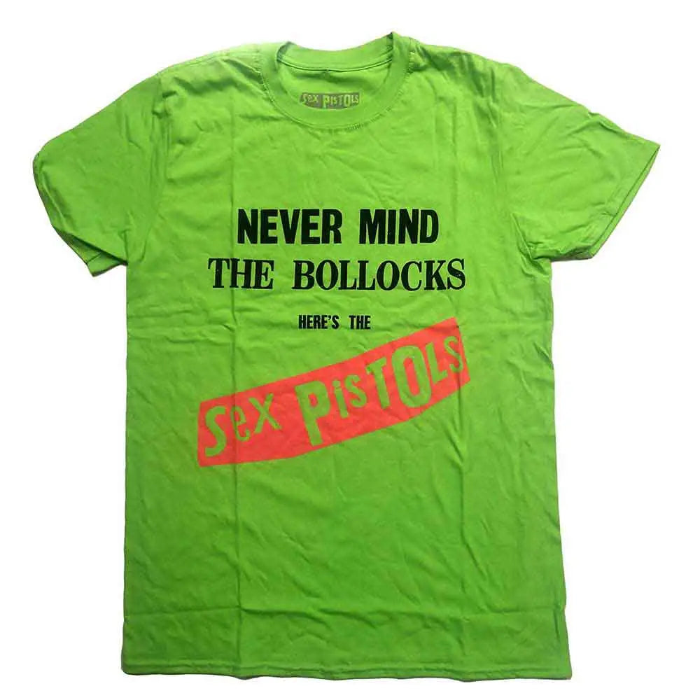 The Sex Pistols T-Shirt: NMTB Original Album GREEN