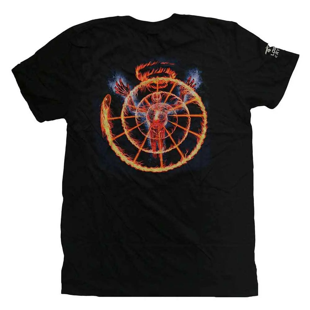 Tool T-Shirt Flame Spiral (Back & Sleeve Print) Ireland Vinyl