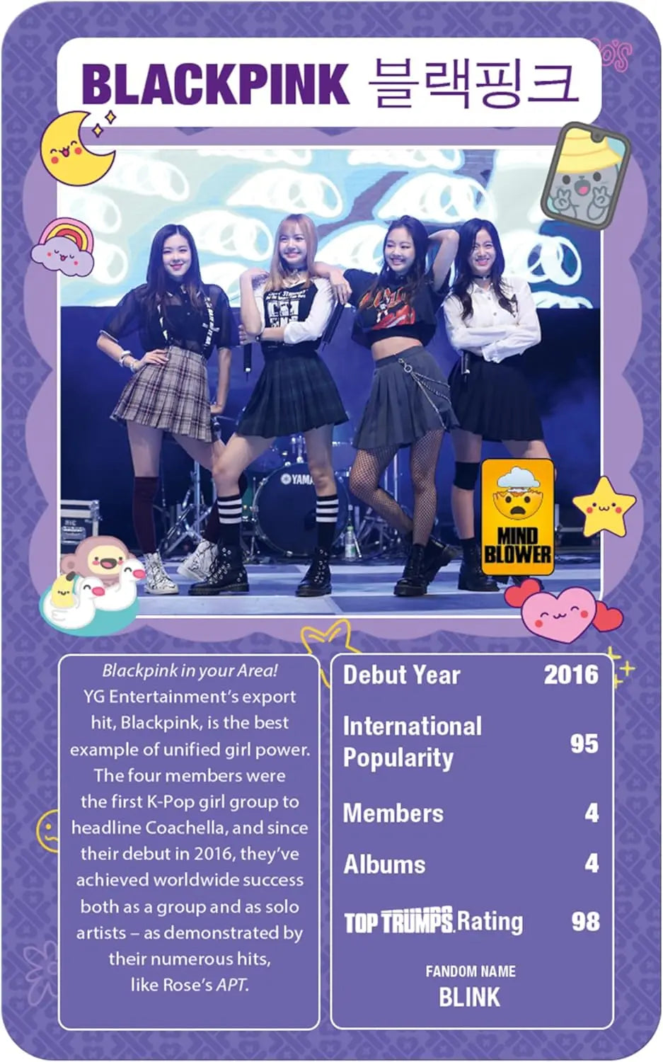 Top Trumps K-Pop Card Game Zhivago Gifts