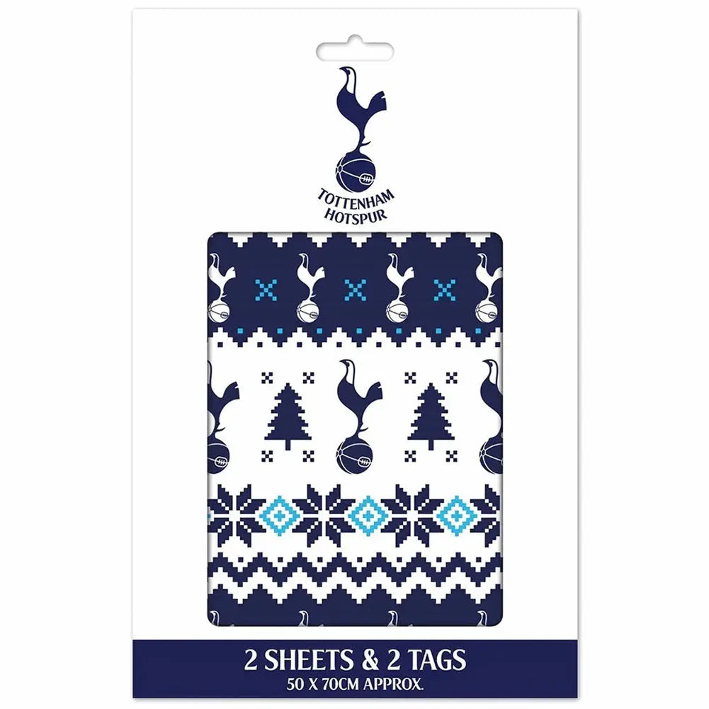 Tottenham Hotspur FC Christmas Gift Wrap Zhivago Gifts