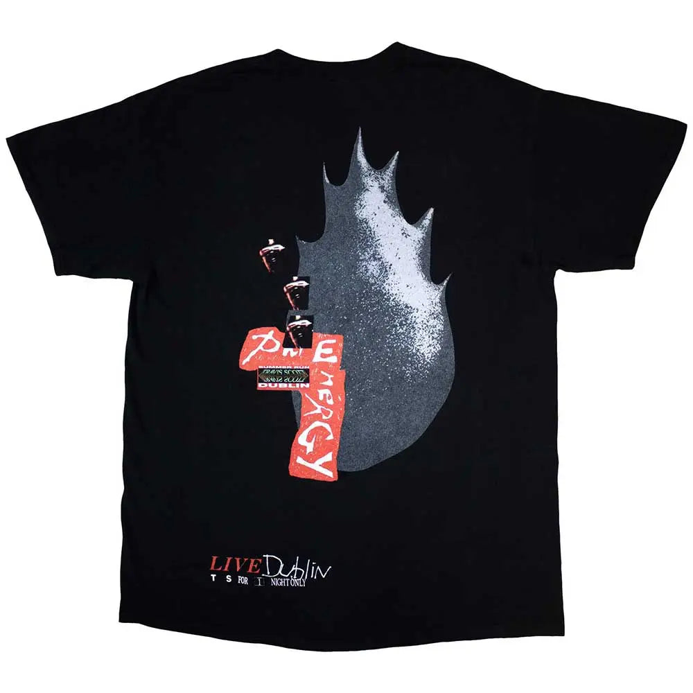 Travis Scott T-Shirt Summer Run 2023 Dublin Ireland Vinyl