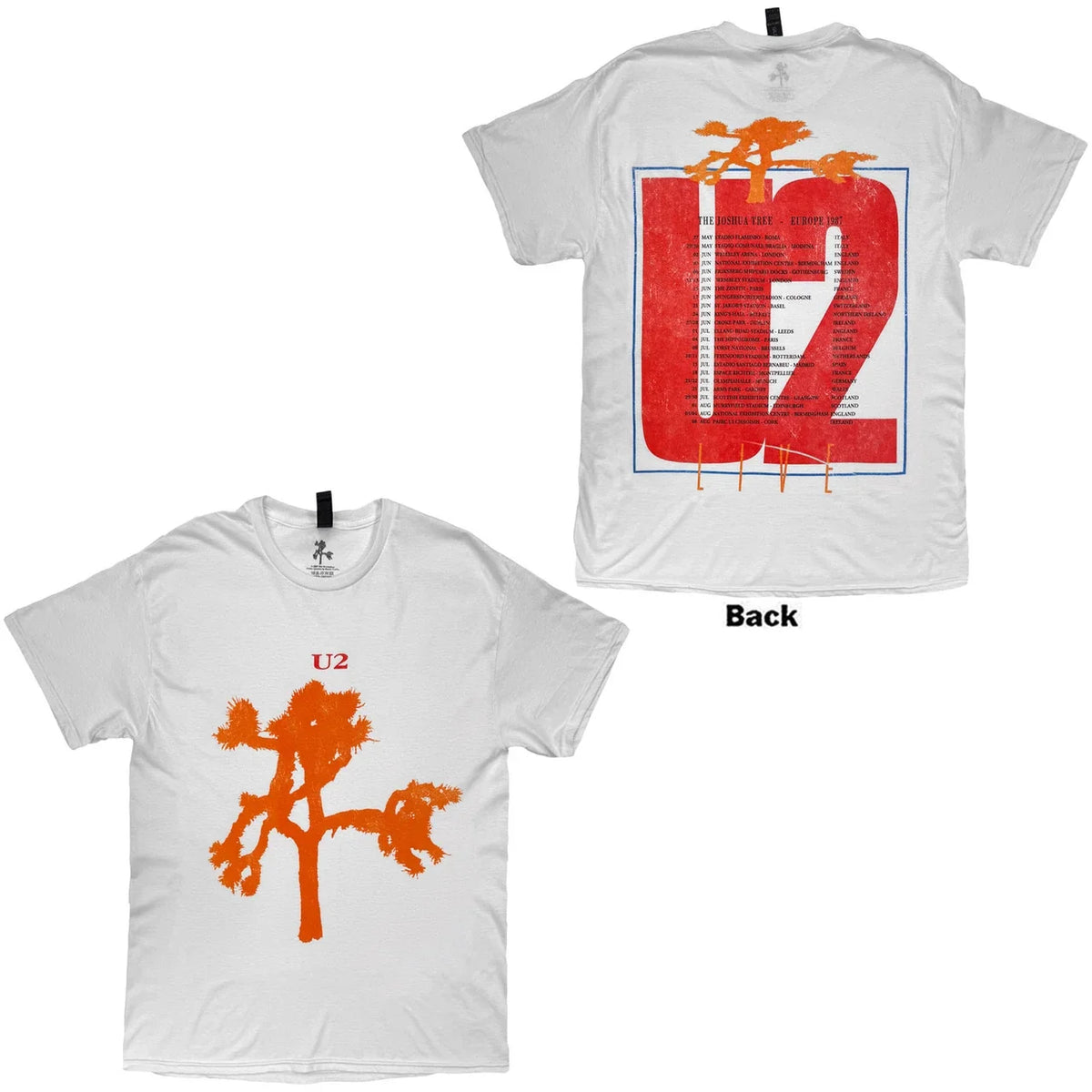 U2 Shirt: Joshua Tree Tour '87