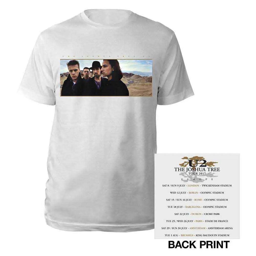 U2 T-Shirt Joshua Tree Photo (Ex-Tour & Back Print) Ireland Vinyl
