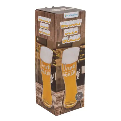 Wobbly Beer Glass Zhivago Gifts