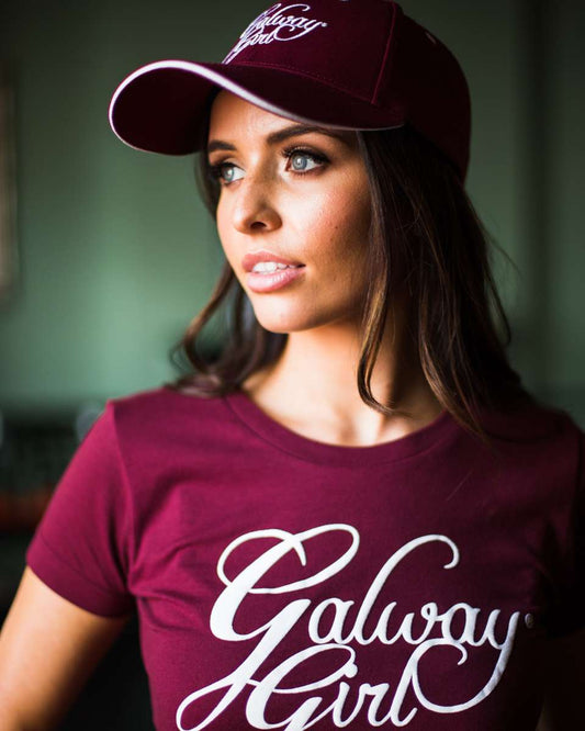 Galway Girl Baseball Cap Maroon - Zhivago Gifts