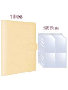 K-Pop Photocard Folder - A5 Yellow