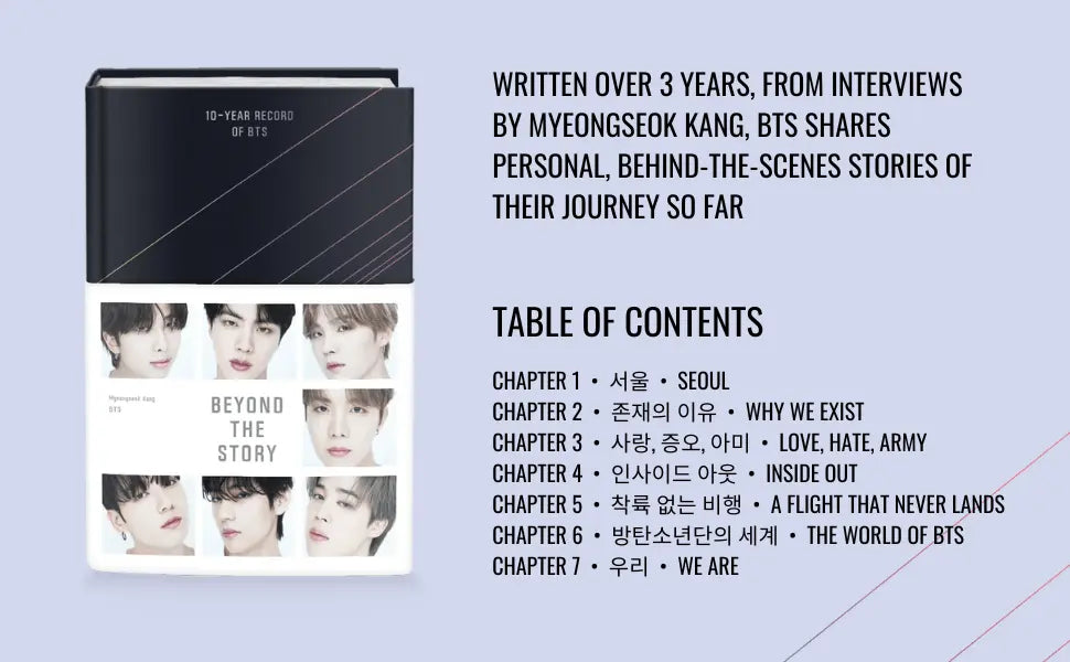 bts official book ireland kpop