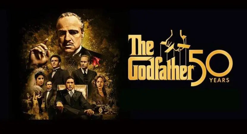 The Godfather Unisex T-Shirt: Logo White - Zhivago Gifts
