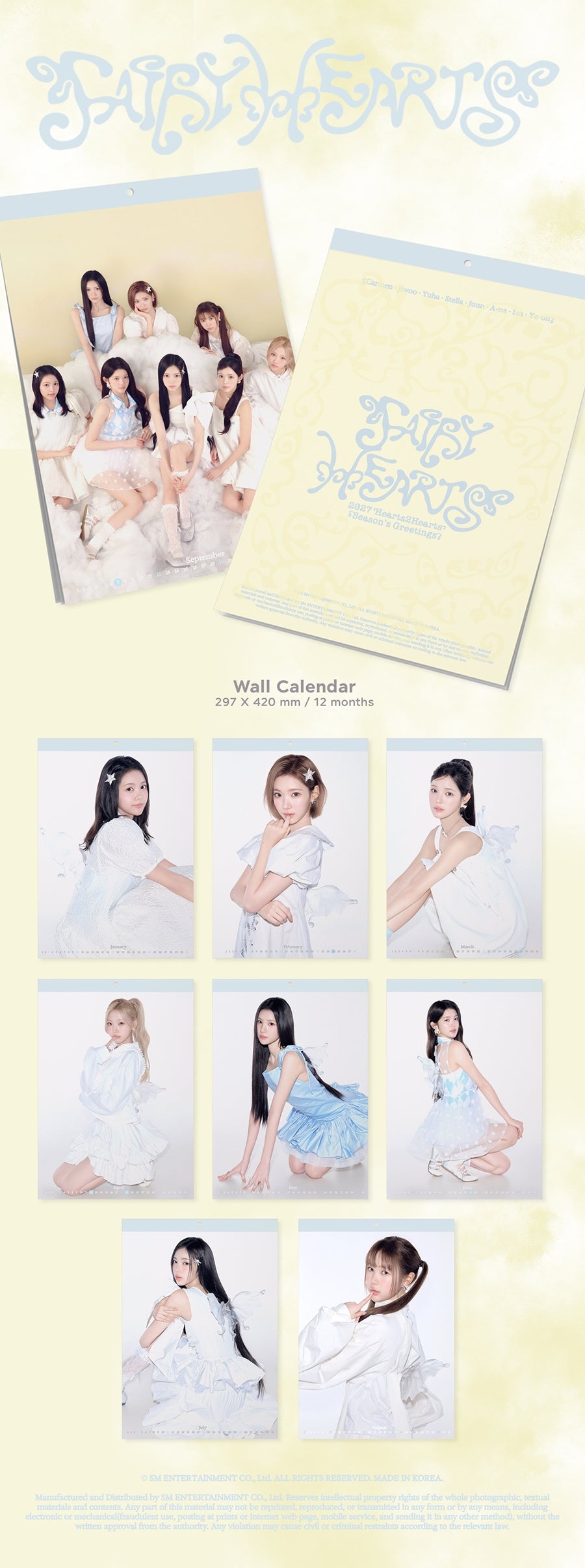 hearts2hearts - Official 2027 Wall Calendar