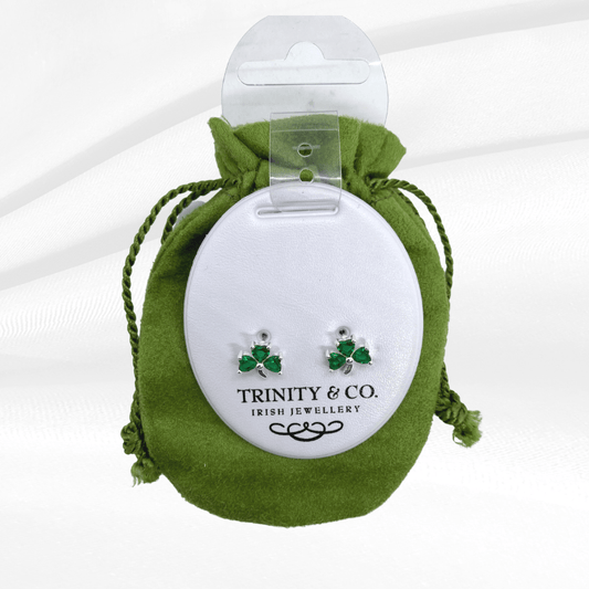 Trinity & Co Earrings Shamrock - Zhivago Gifts