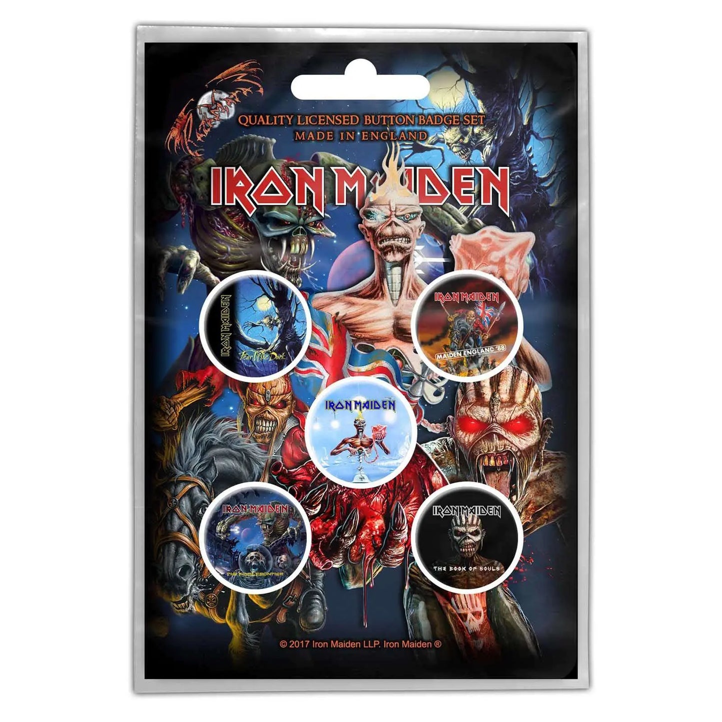 Iron Maiden Badge Set