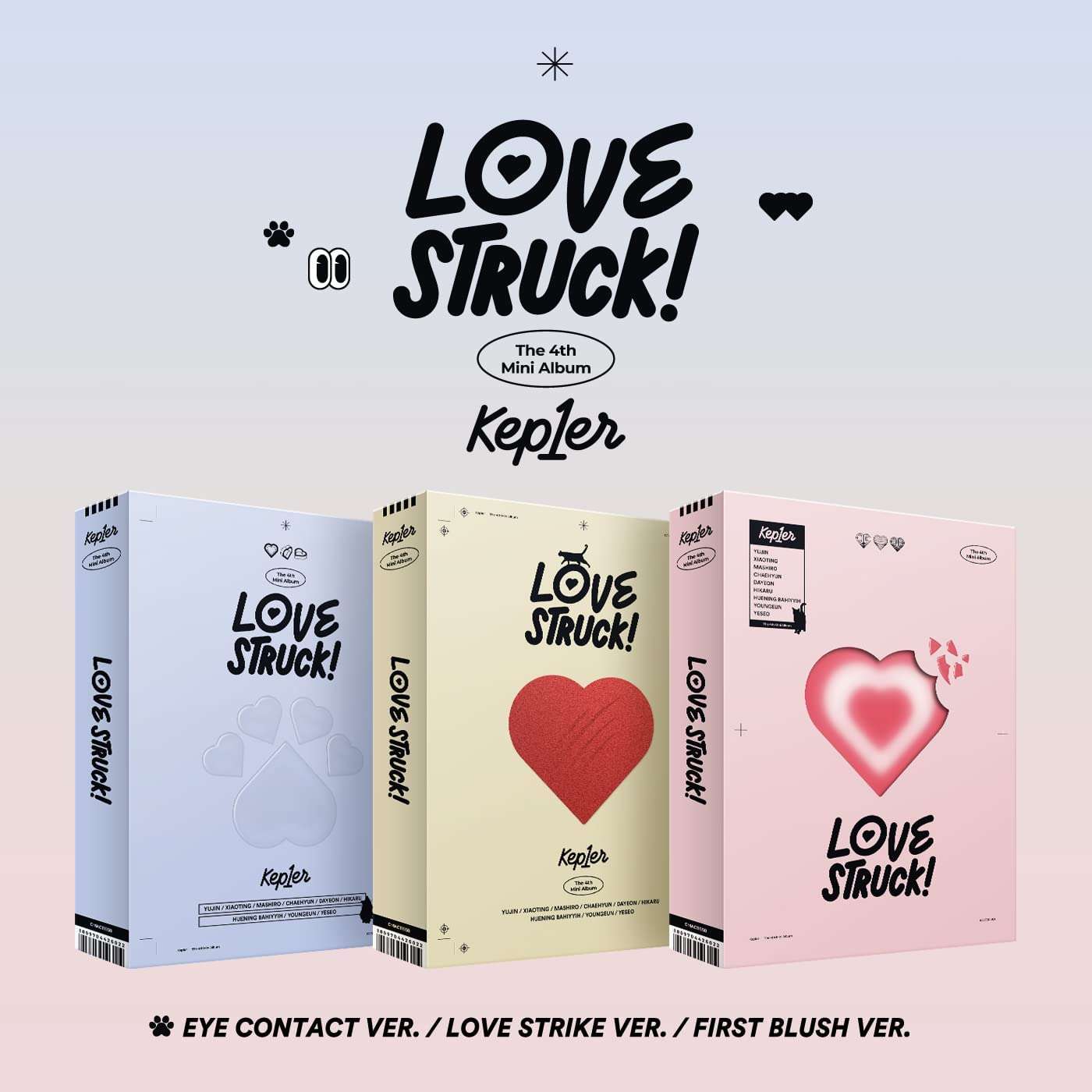 Kep1er Love Struck 4th Mini Album - Zhivago Gifts