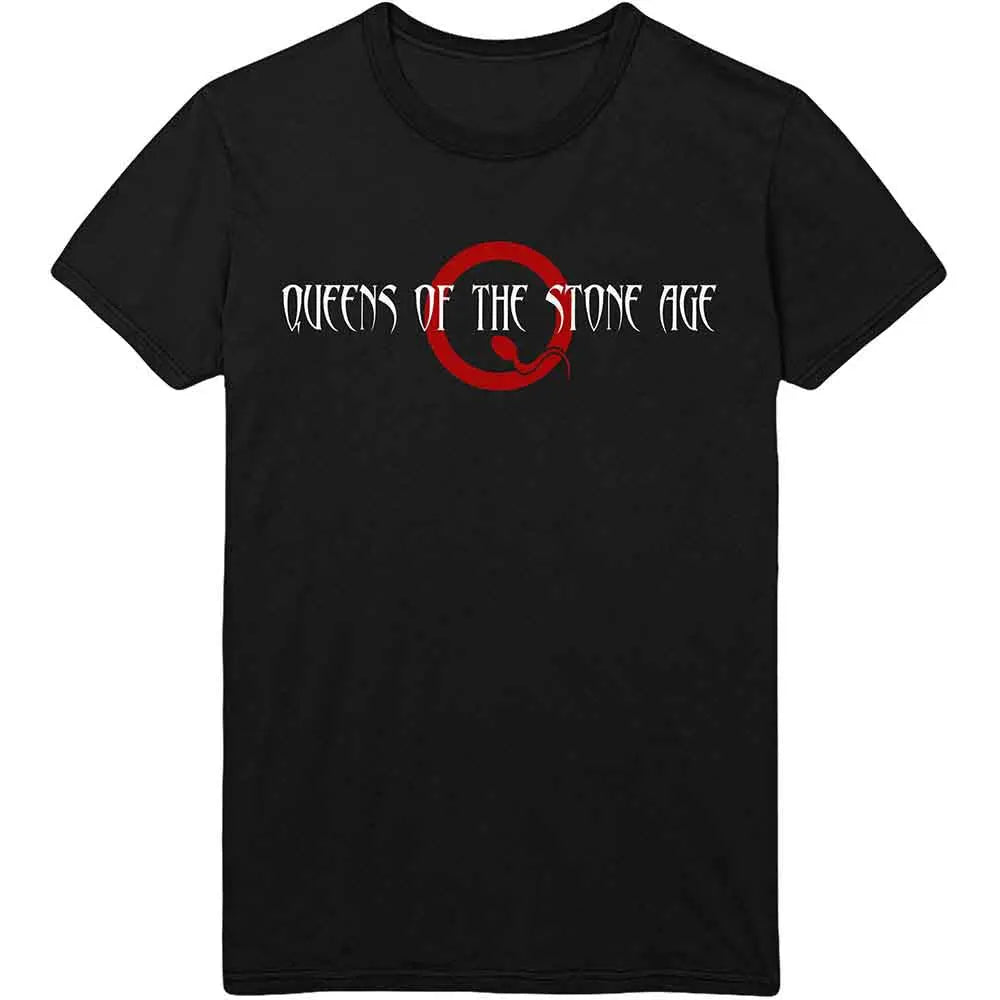 Queens Of The Stone Age Shirt Text Logo Ireland Vinyl