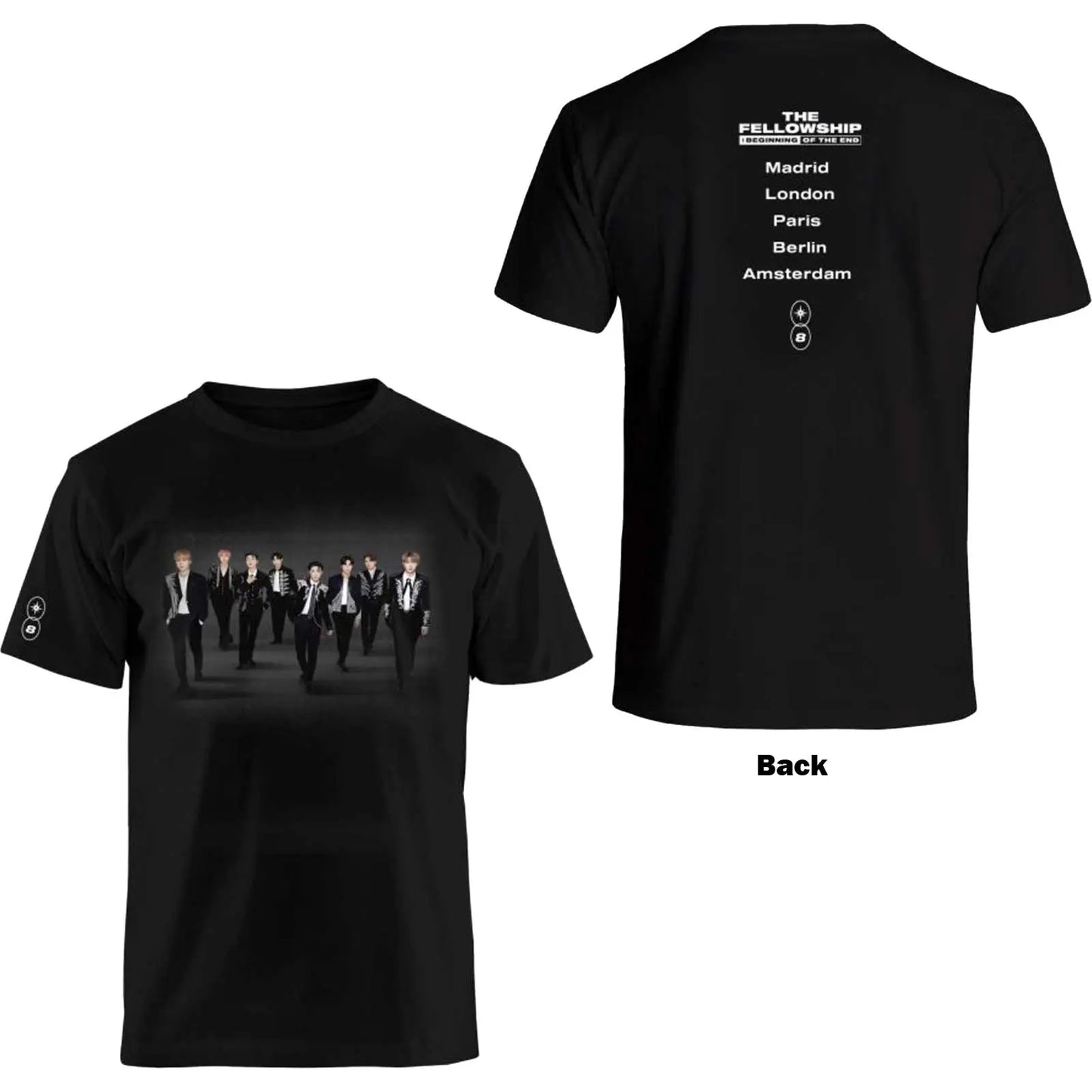 ATEEZ T-Shirt: Fellowship Tour Photo - Zhivago Gifts