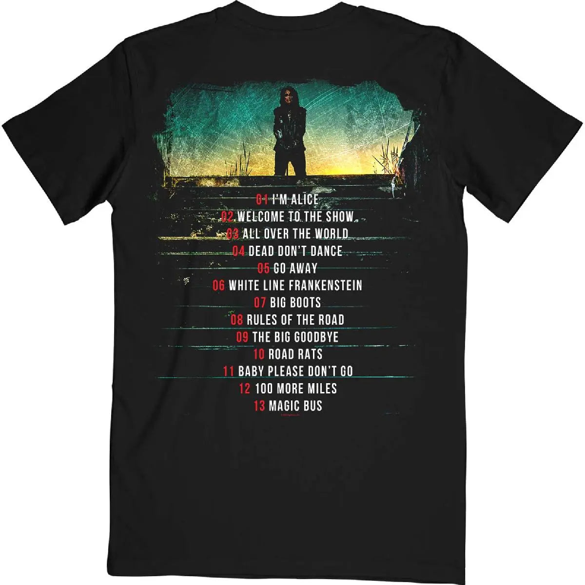 Alice Cooper T-Shirt Road - Zhivago Gifts