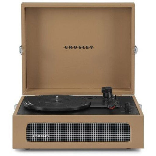 Crosley Voyager 2-Way Bluetooth Record Player - Tan - Zhivago Gifts
